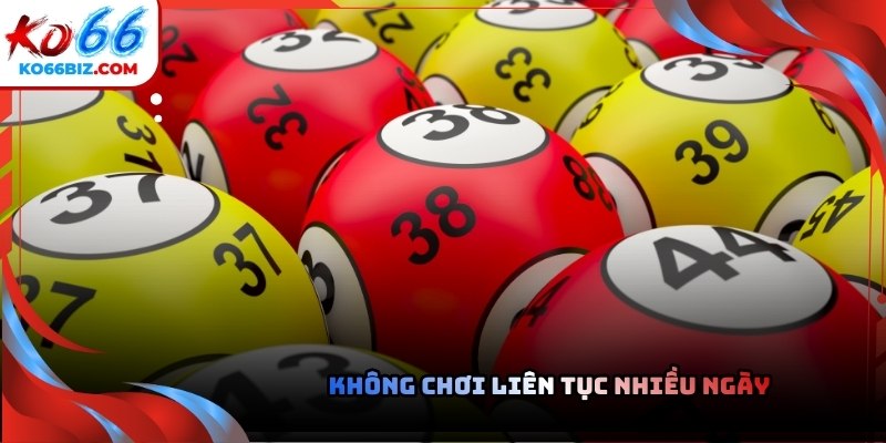 Chơi lô xiên 3 liên tục dễ gây mệt mỏi và căng thẳng. Người chơi nên có thời gian nghỉ