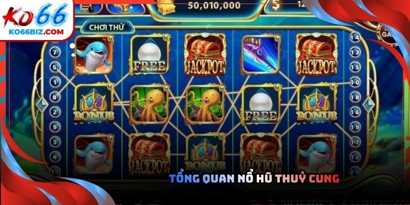 Giao diện nổ hũ thuỷ cung với thế giới đại dương sinh động